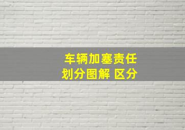 车辆加塞责任划分图解 区分